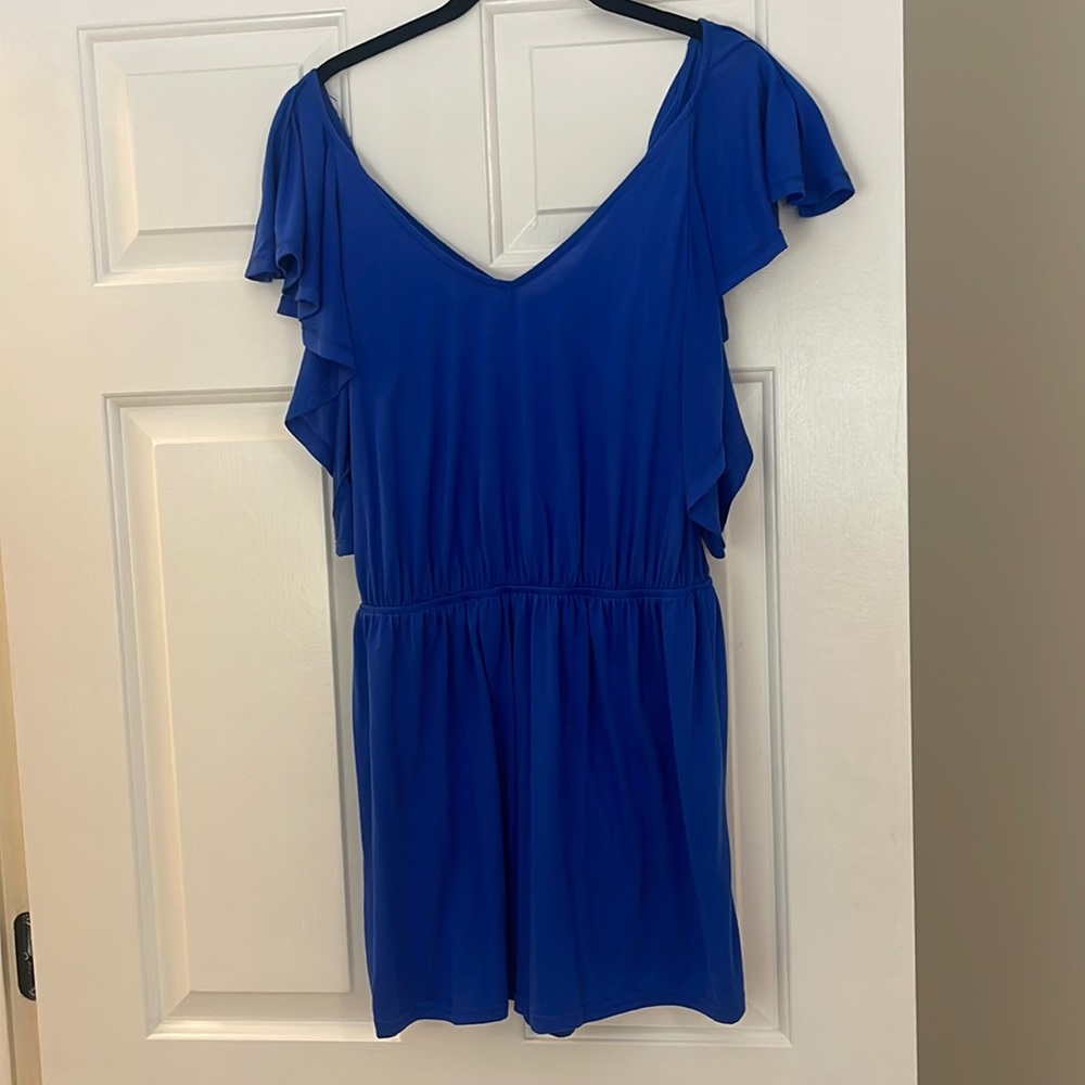 Bright Blue Romper- Size Medium
